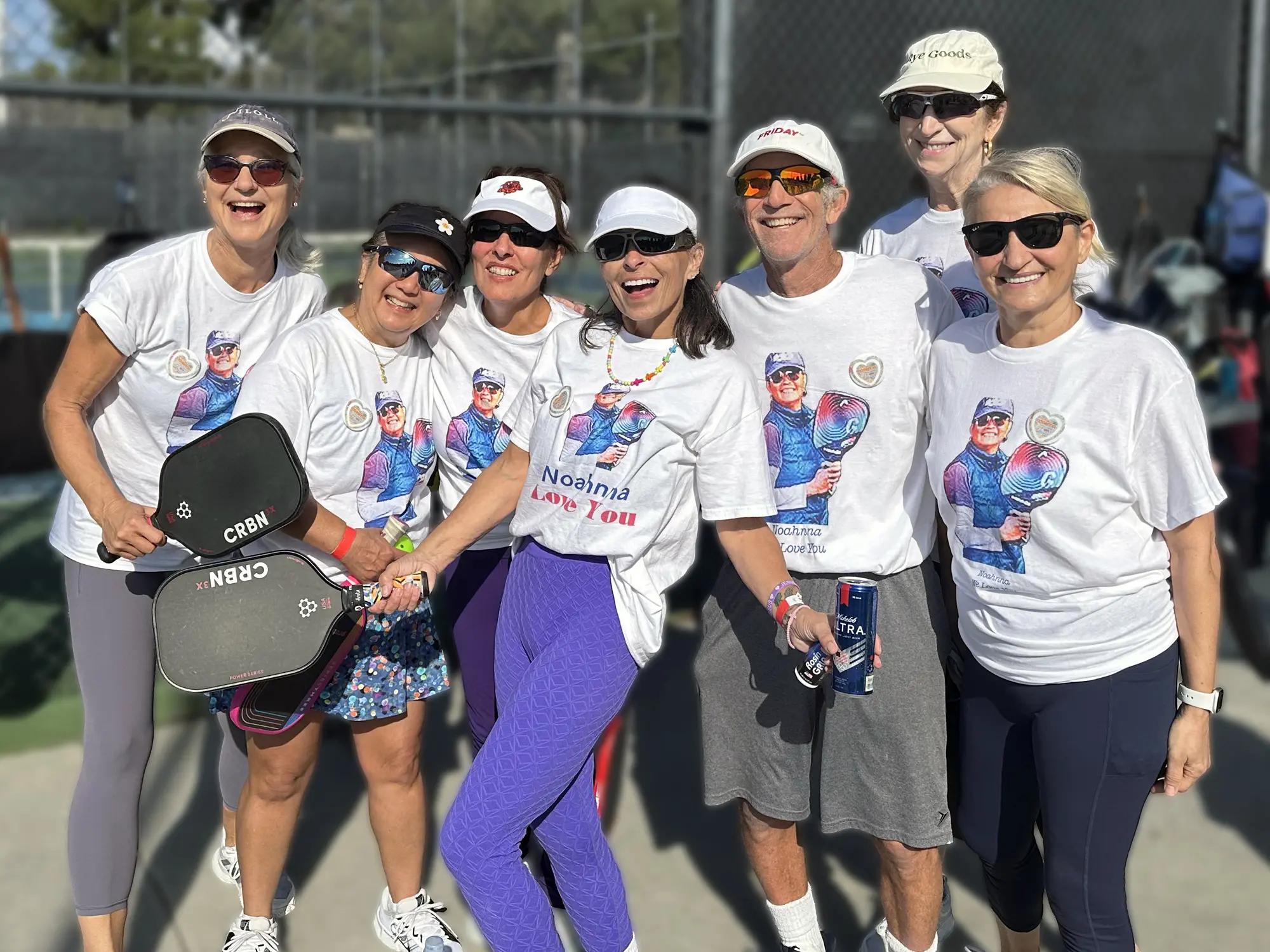 Pickleball players together at Anaheim Tennis and Pickleball Center