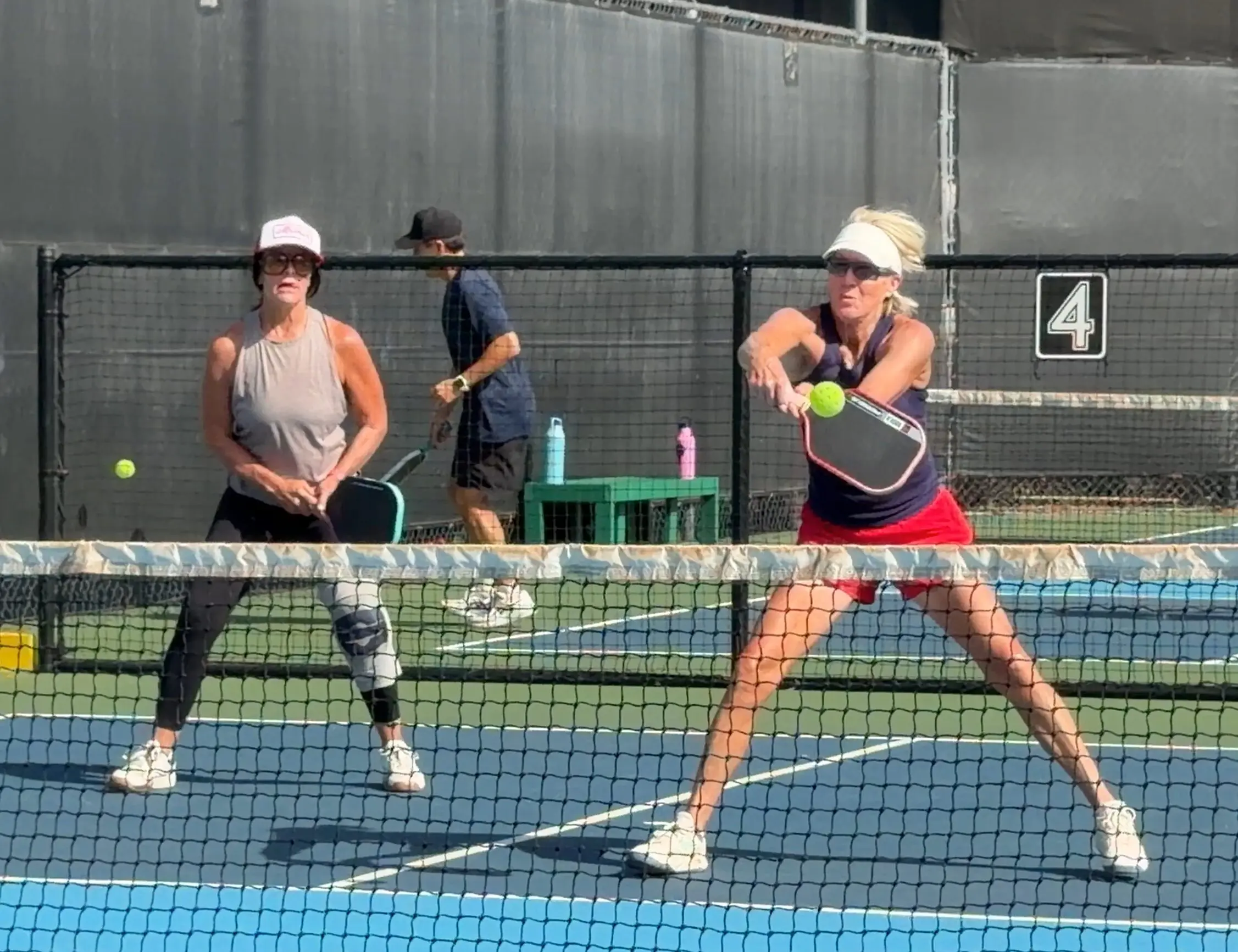 Pickleball players at Anaheim Tennis & Pickleball Center