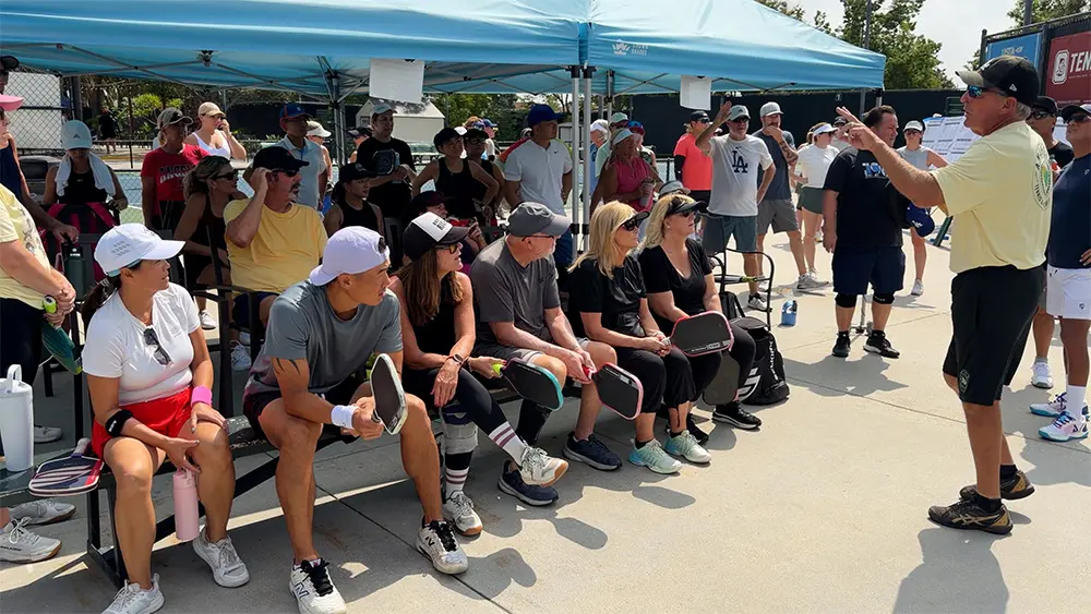 ATC members enjoying the pickleball tournament