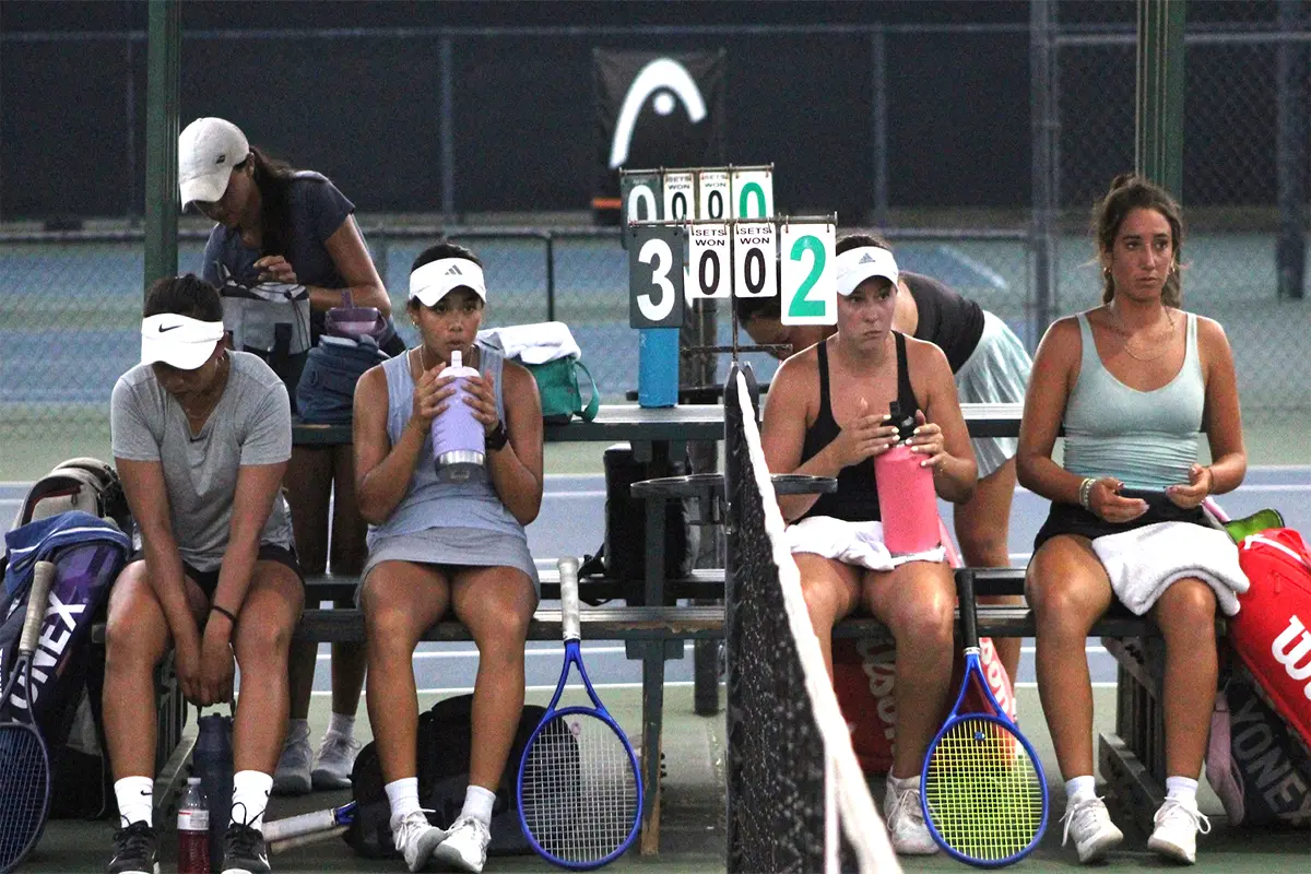 Junior girls on the bench copy