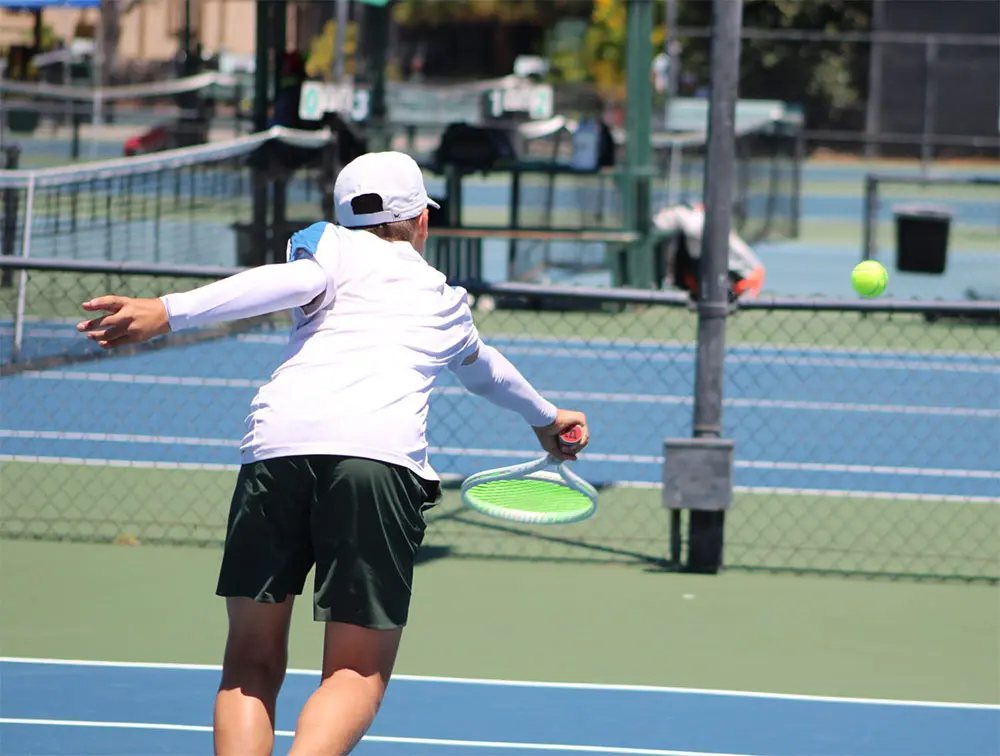 Tennis activity at Anaheim Tennis and Pickleball Center