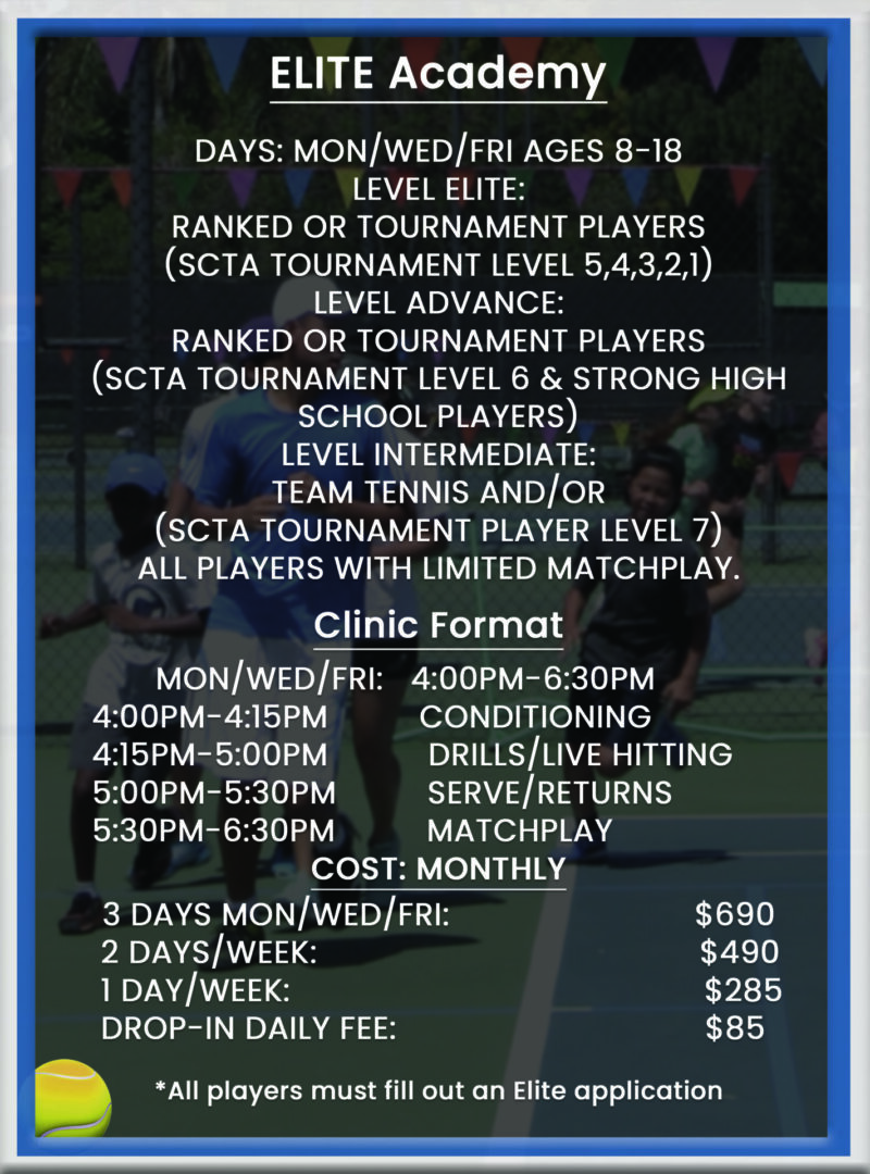 ATC Tennis elite academy 2 ATC Tennis elite academy 2