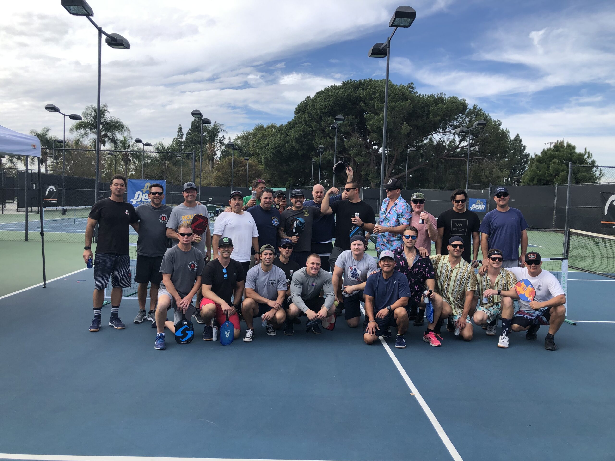 Players at Anaheim Tennis & Pickleball Center