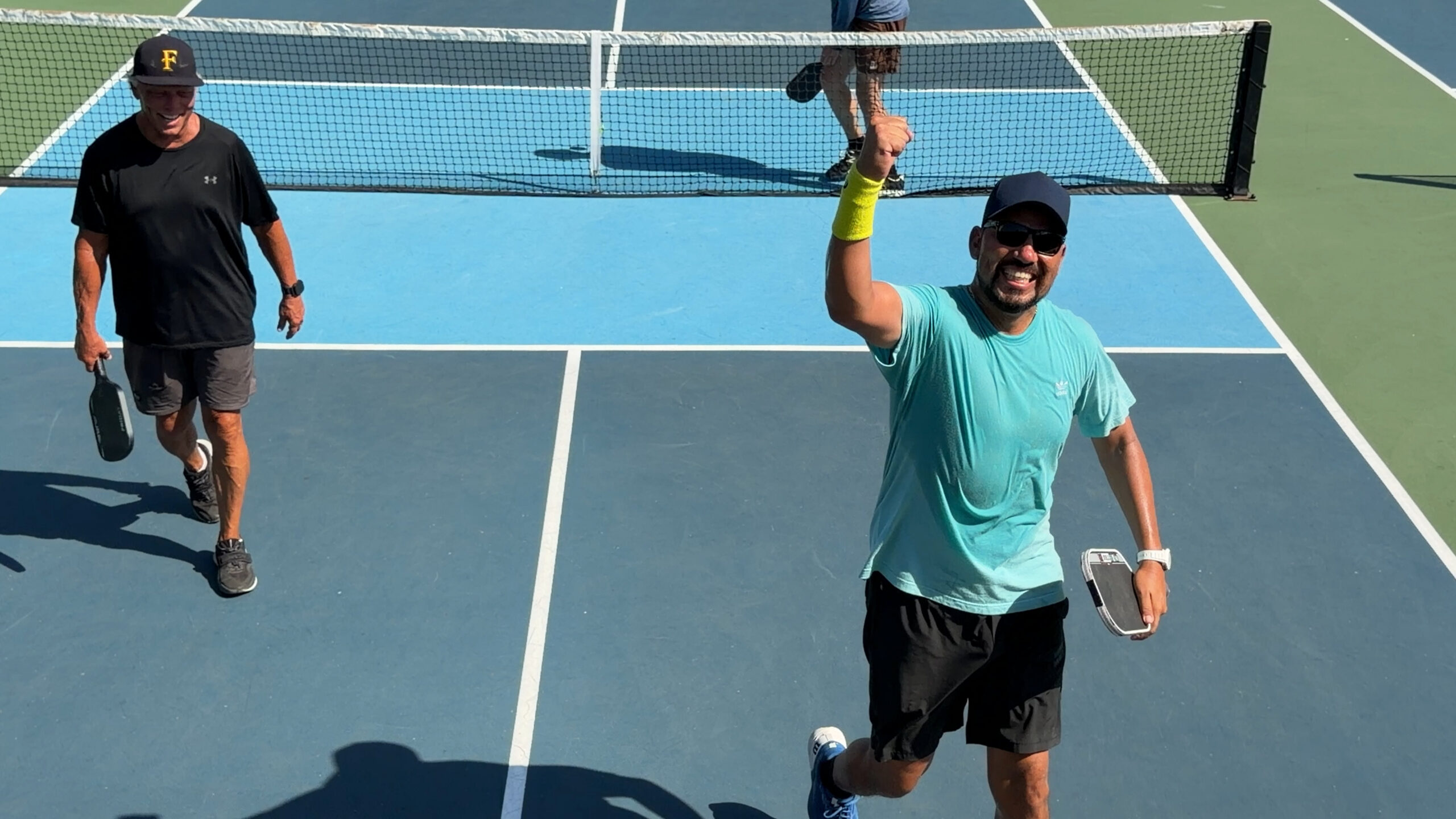 Flavio smiling at Anaheim Tennis and Pickleball Center